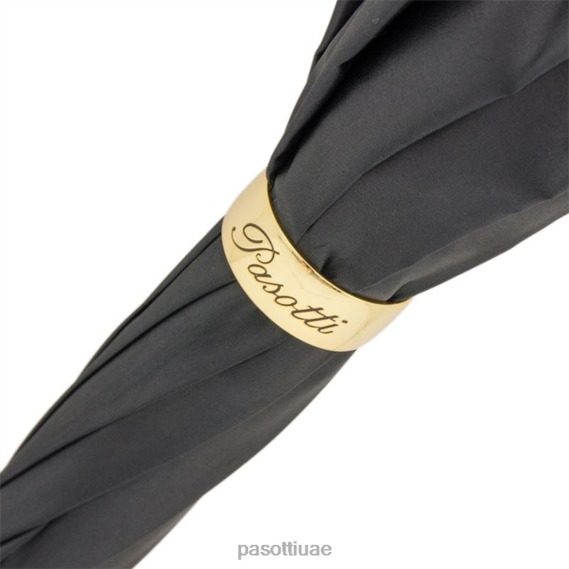 مظلة | 189 هاواي P5 - مظلة سوداء مع طاووس داخلي، قماش مزدوج PASOTTI Z446V415